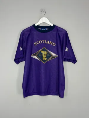 1994/95 SCOTLAND TRAINING SHIRT (M) UMBRO