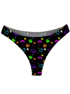 BeChill™ Neon Nightmares Mid-Rise Thong