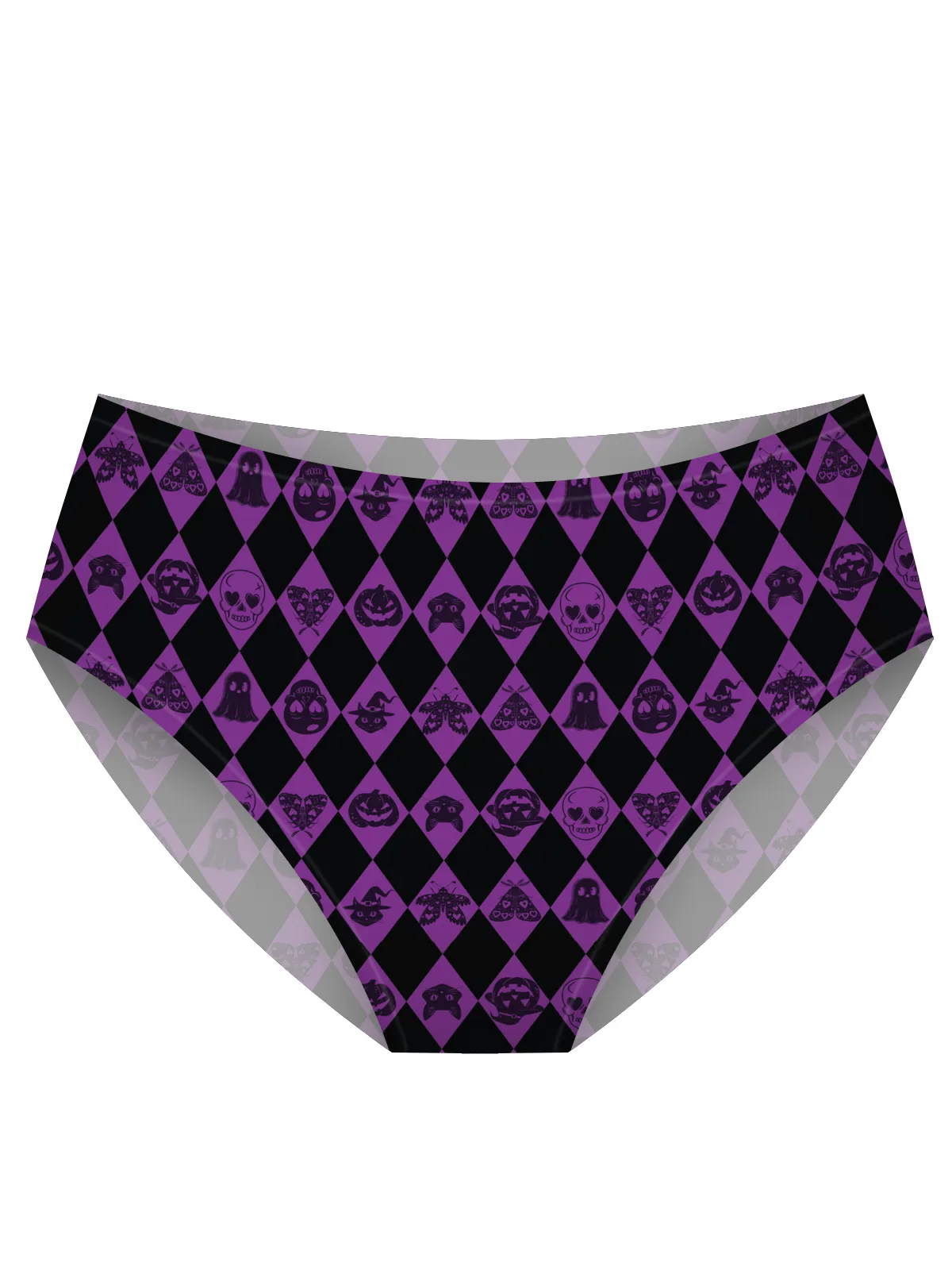 BeChill™ Purple Harlequin High-Rise Brief