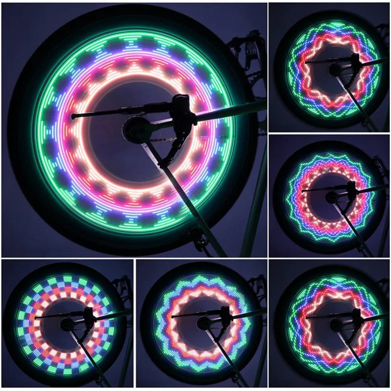 Bike Wheel Effect Lights/lights for bike wheels/Bicycle Accessories Cycling Double Bicycle