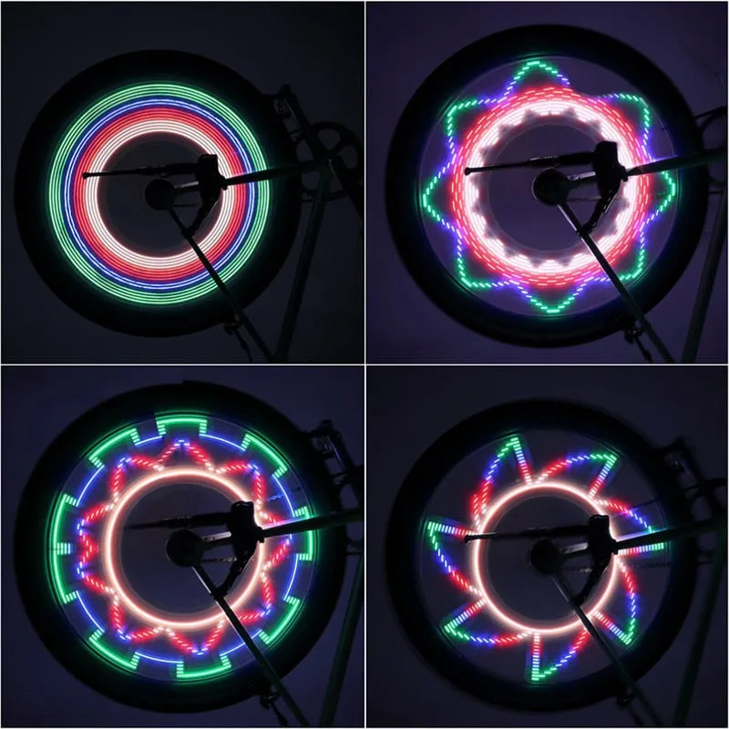 Bike Wheel Effect Lights/lights for bike wheels/Bicycle Accessories Cycling Double Bicycle