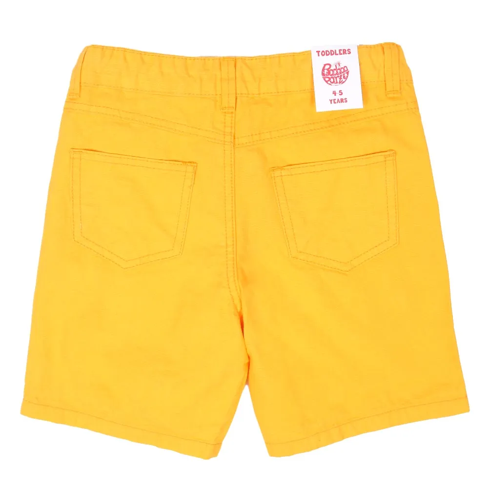 Boys Short Cotton Basic S3 - Citrus