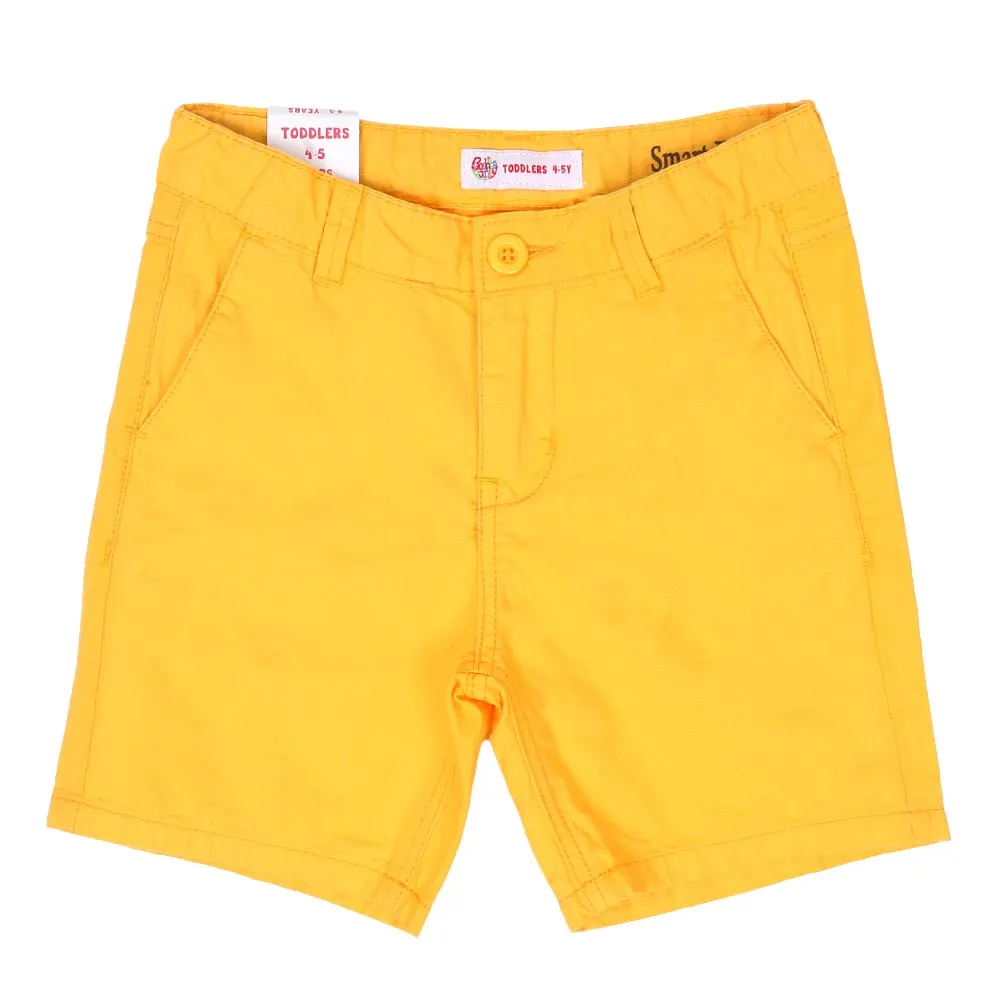 Boys Short Cotton Basic S3 - Citrus