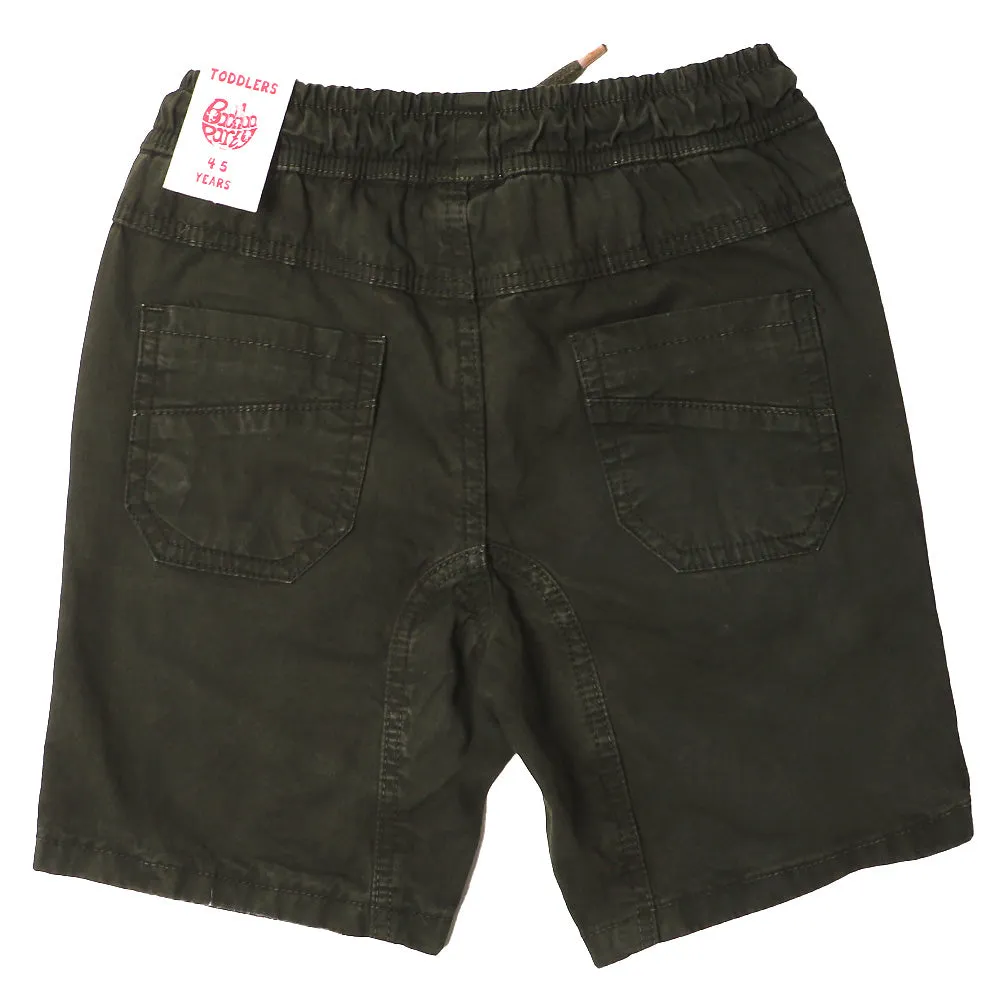 Boys Short Cotton Panels - Green