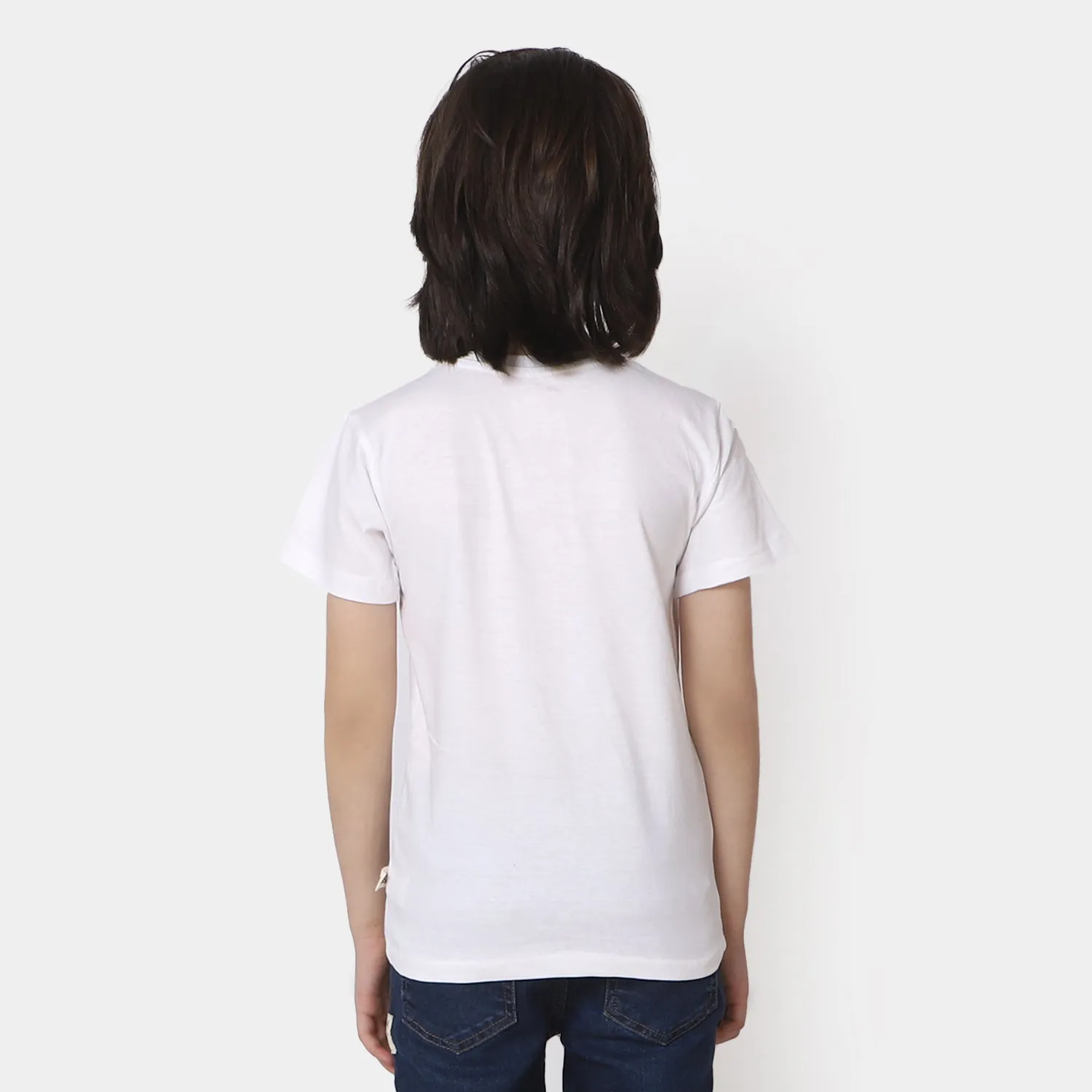 Boys T-Shirt Lets Rock - White