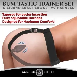 Bum-tastic Anal Plug With Comfort Harness And Remote Control