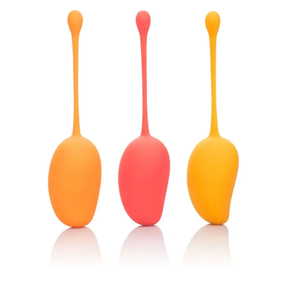 Colt Silicone Orange Kegel Training Set with 3 Gradually Weighted Exercises