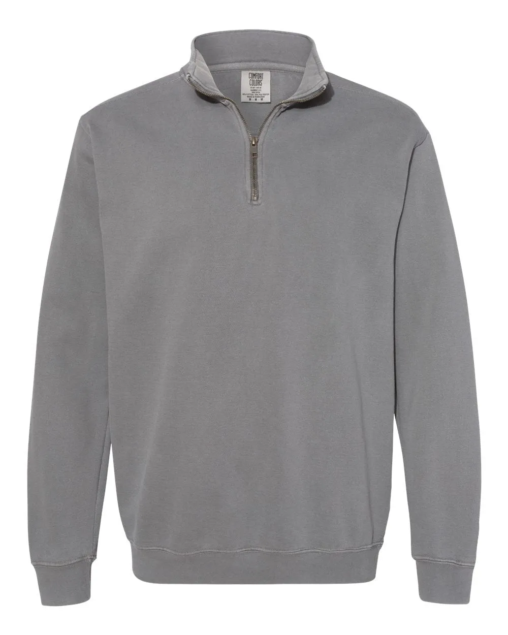 Comfort Colors 1580 Garment-Dyed Quarter Zip Sweatshirt