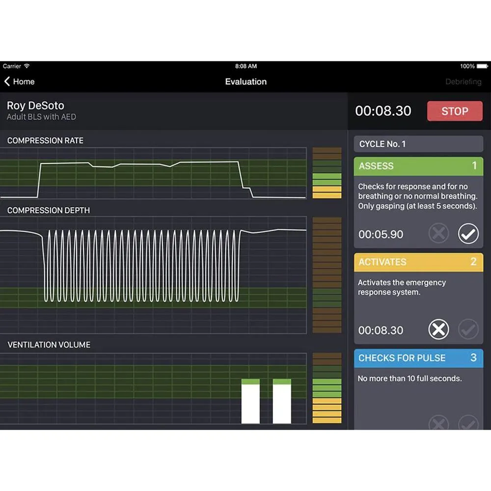 CPR Metrix Control Box and iPad®