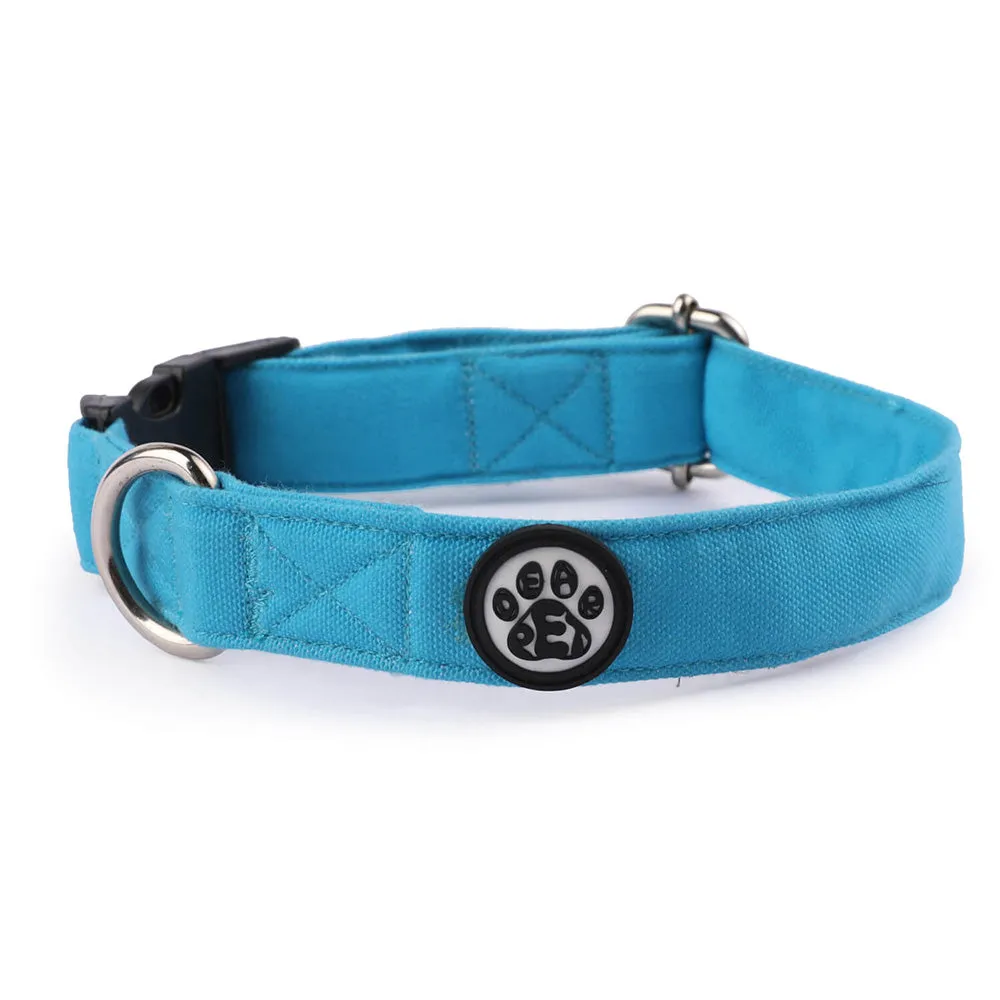 Dear Pet Classic Sky Blue Dog Collar & Leash Set