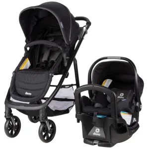 Diono Quantum 4 Travel System 3-in-1 with LiteClik 30 R SafePlus Infant Car Seat and Base