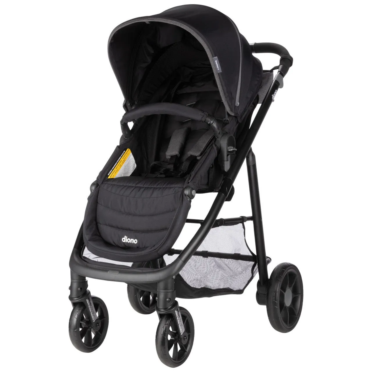 Diono Quantum 4 Travel System 3-in-1 with LiteClik 30 R SafePlus Infant Car Seat and Base