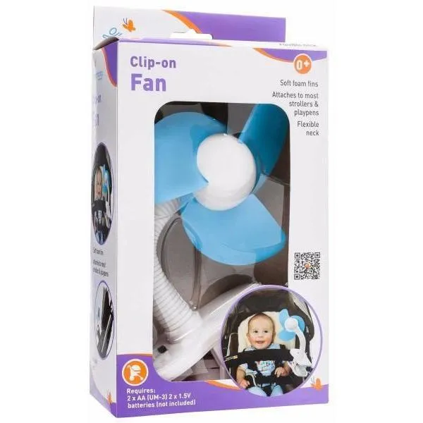 Dreambaby - Cool on the go stroller fan - Clip-on foam fan