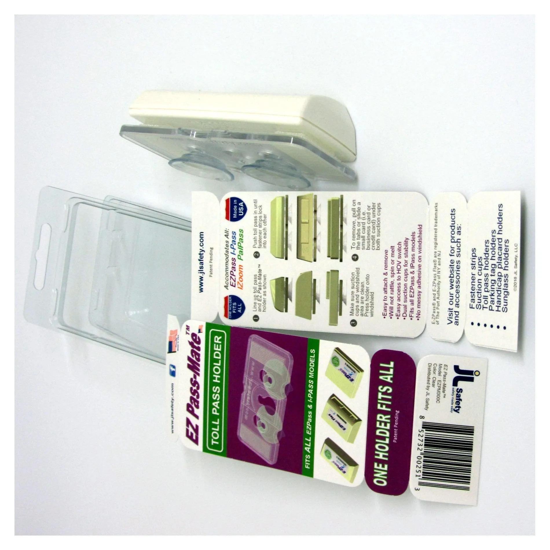 EZ Pass-Mate™ Toll Pass Holder for ALL E-ZPass Models