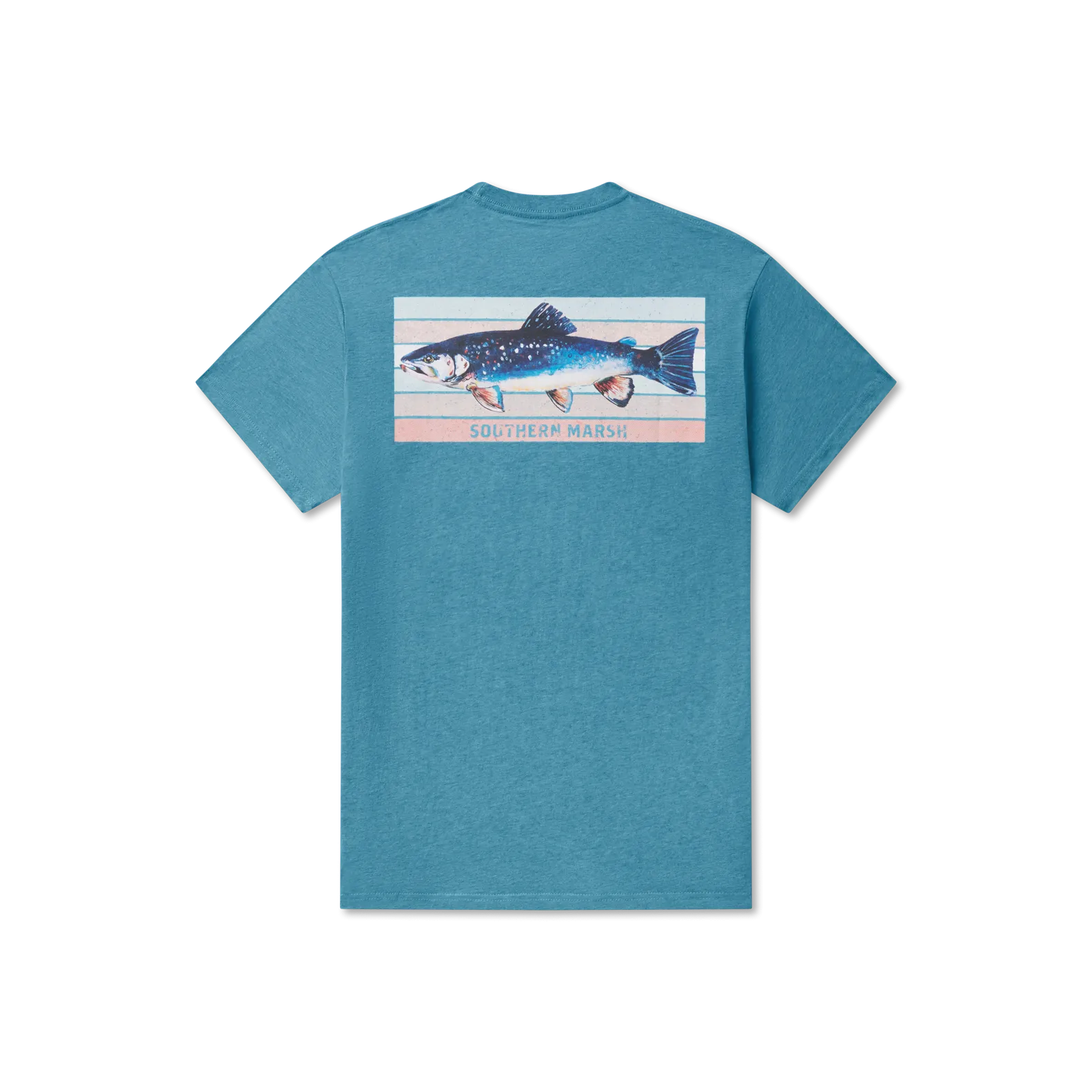 Fishing Lines Tee - Brook Trout