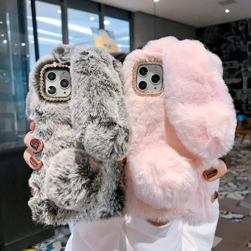 Fluffy Bunny Soft and Stylish iPhone Case