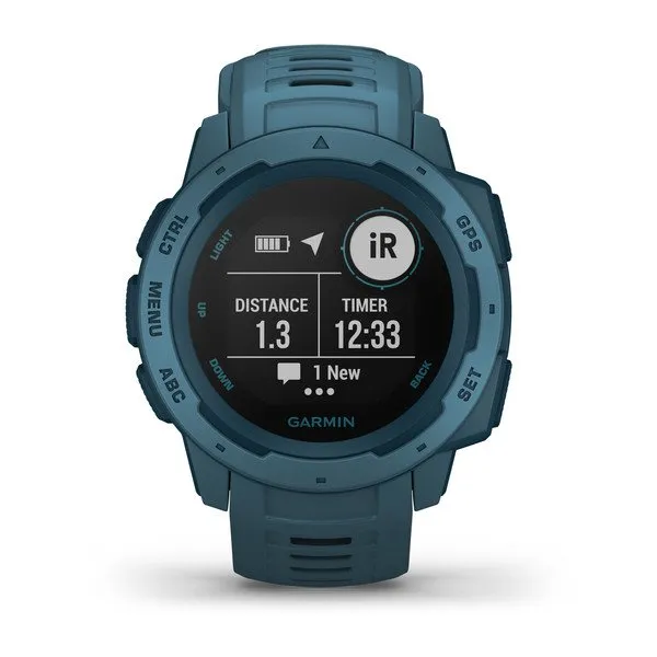 Garmin Instinct GPS  Watch-Lakeside Blue