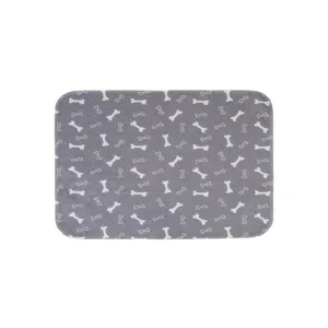 Goofy Tails Reusable Pee Pads for Small Dogs and Puppies -Bone Print (60x40 cm)