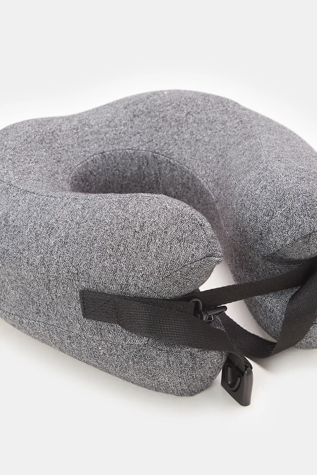 Grey Memory Foam Neck Pillow