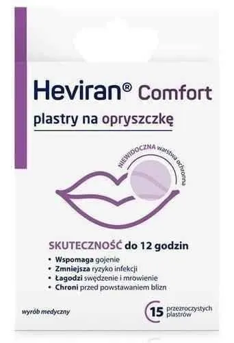 Heviran Comfort herpes patches x 15