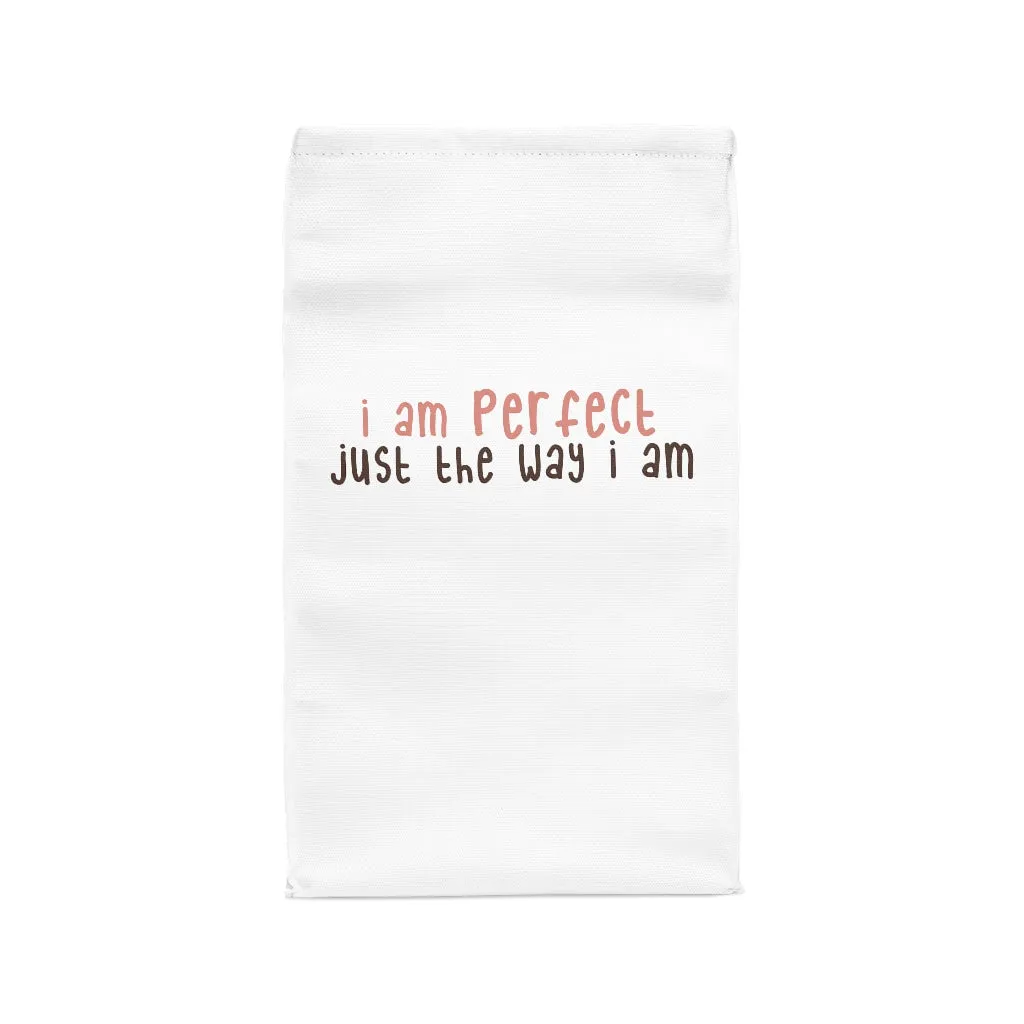 IAC  Home & Livings-Kitchen Accessories  / Kitchen Accessories / Polyester Lunch Bag / I am perfect text only