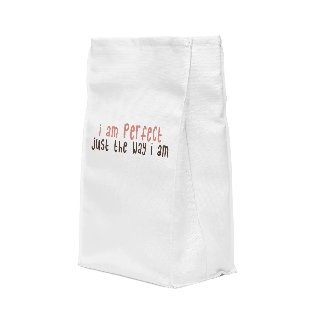 IAC  Home & Livings-Kitchen Accessories  / Kitchen Accessories / Polyester Lunch Bag / I am perfect text only