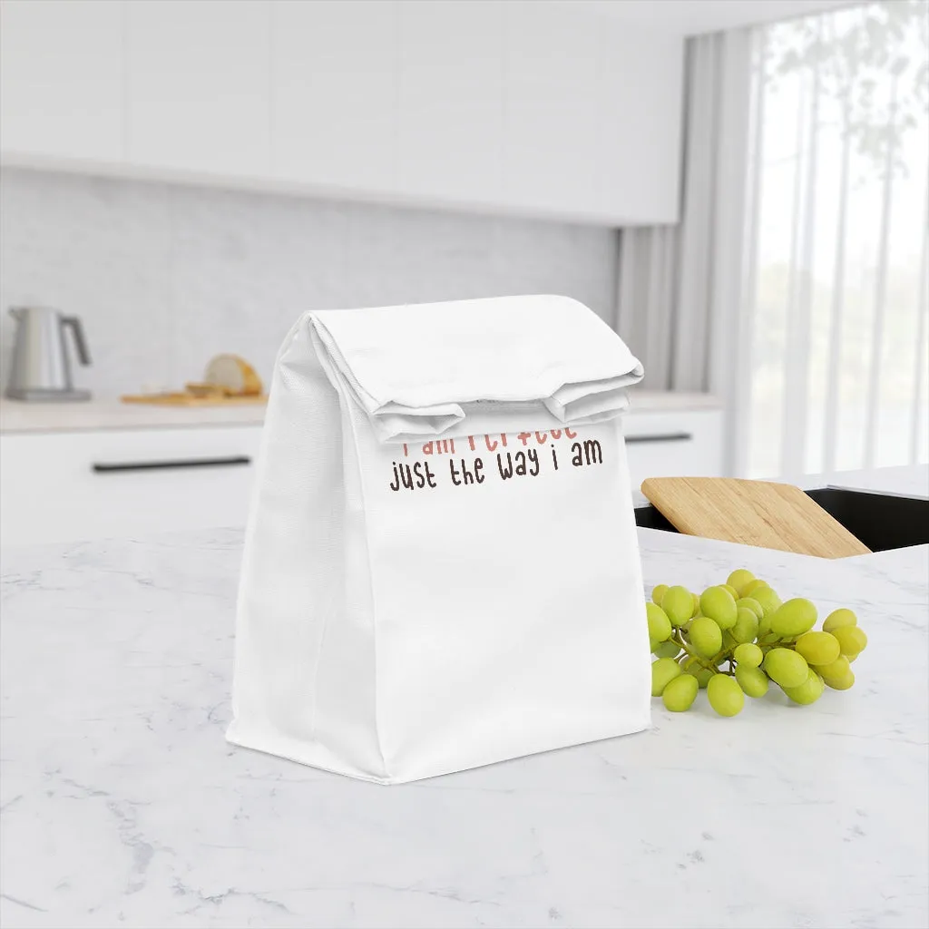 IAC  Home & Livings-Kitchen Accessories  / Kitchen Accessories / Polyester Lunch Bag / I am perfect text only