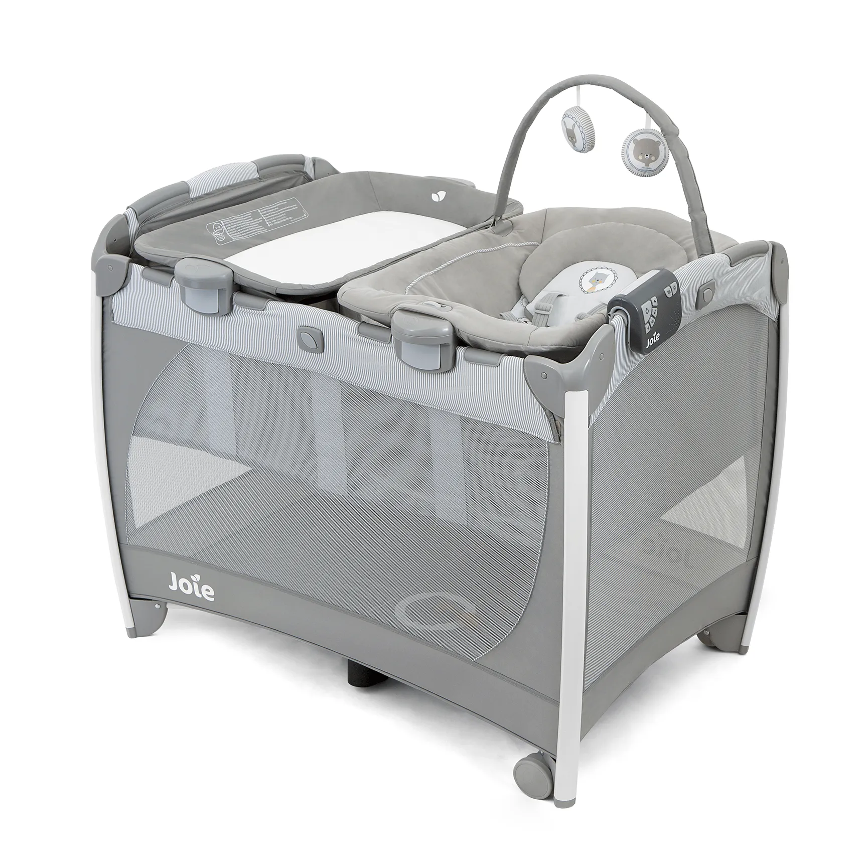 Joie Excursion Change & Bounce Travel Cot in Portrait