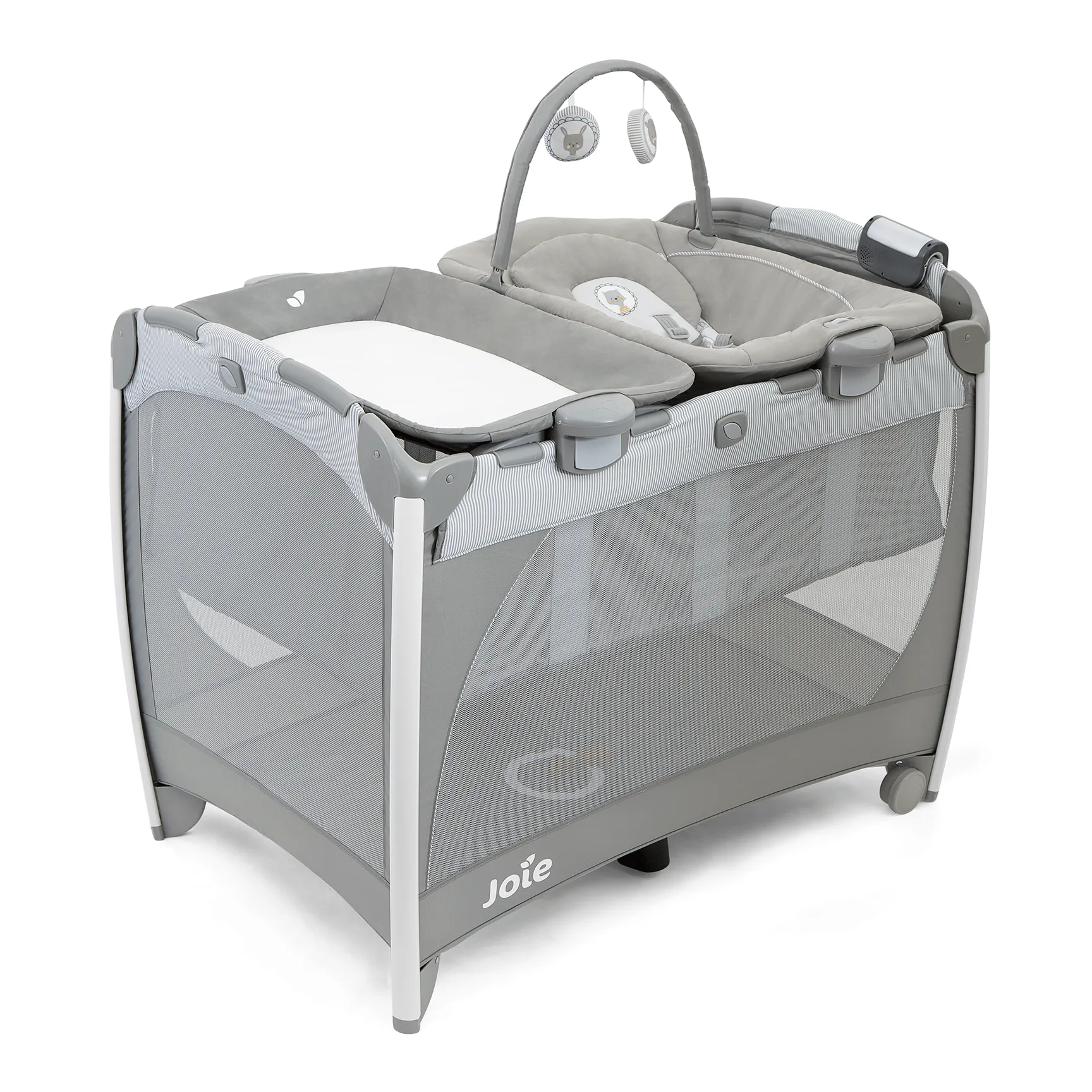 Joie Excursion Change & Bounce Travel Cot in Portrait