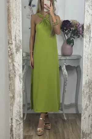 Laura Green Halter Neck Shift Dress