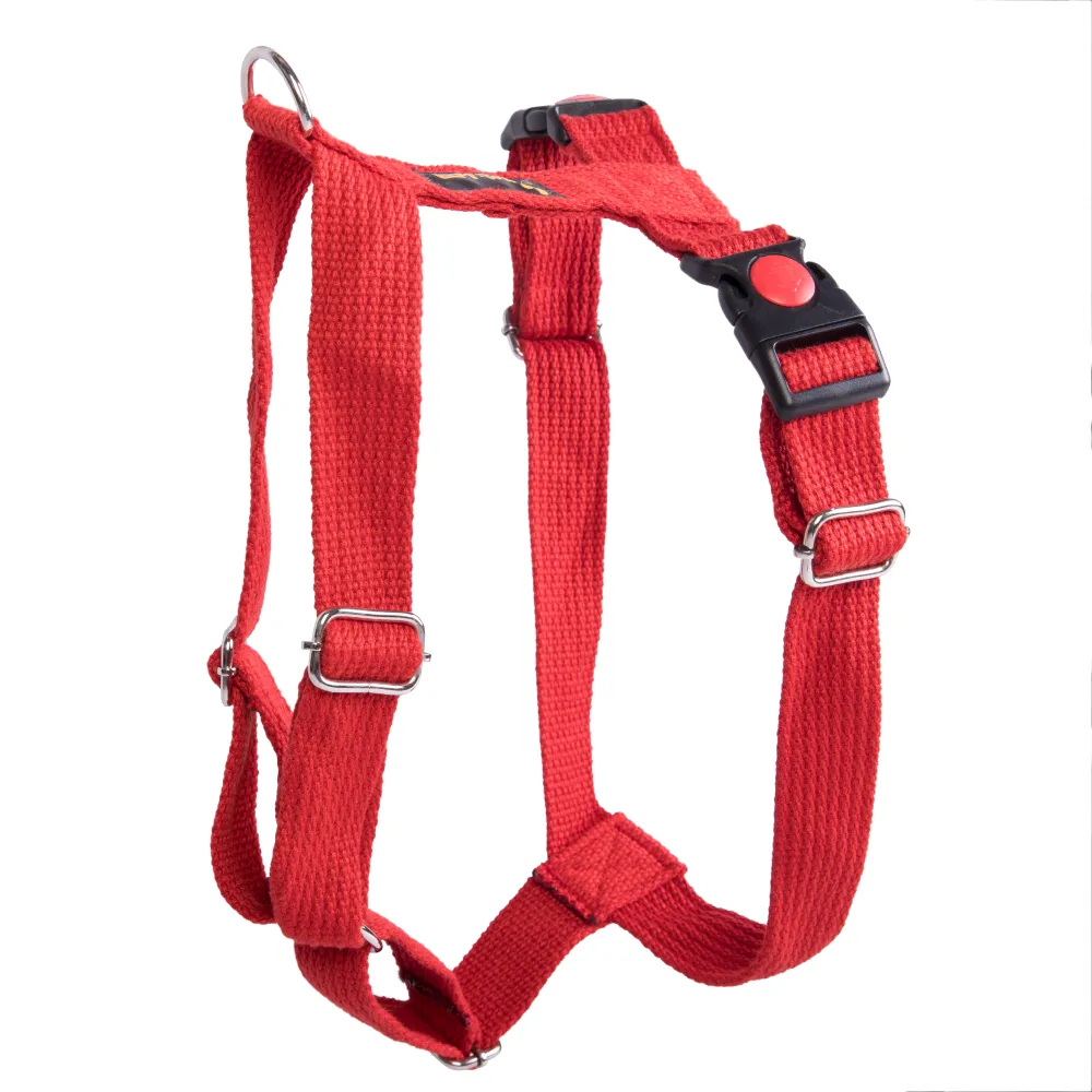 Let's Wag H Harness for Dogs (Red)