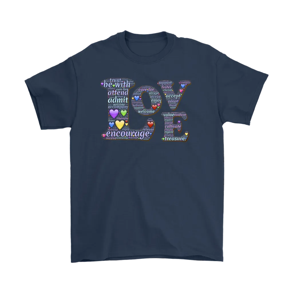 Love & Hearts T-shirt Gift Tee for everyone and everyone