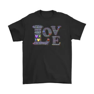 Love & Hearts T-shirt Gift Tee for everyone and everyone