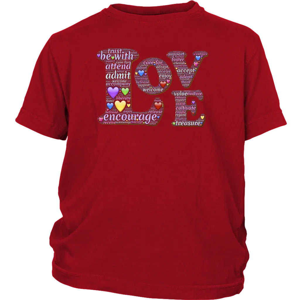 Love & Hearts T-shirt Gift Tee for everyone and everyone