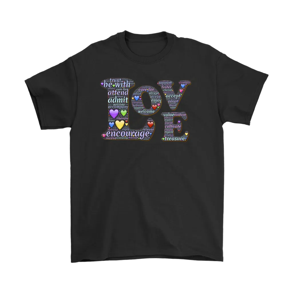 Love & Hearts T-shirt Gift Tee for everyone and everyone