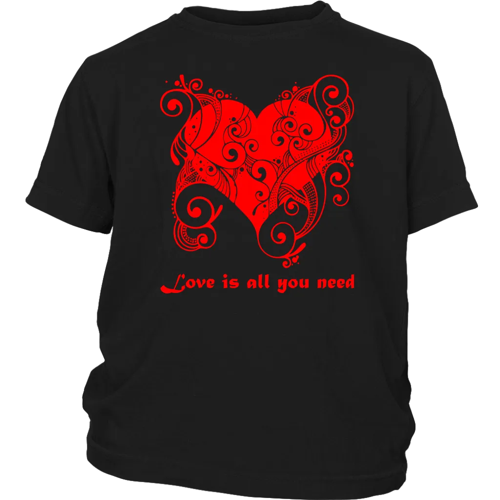 Love is all you need Hearts T-shirt