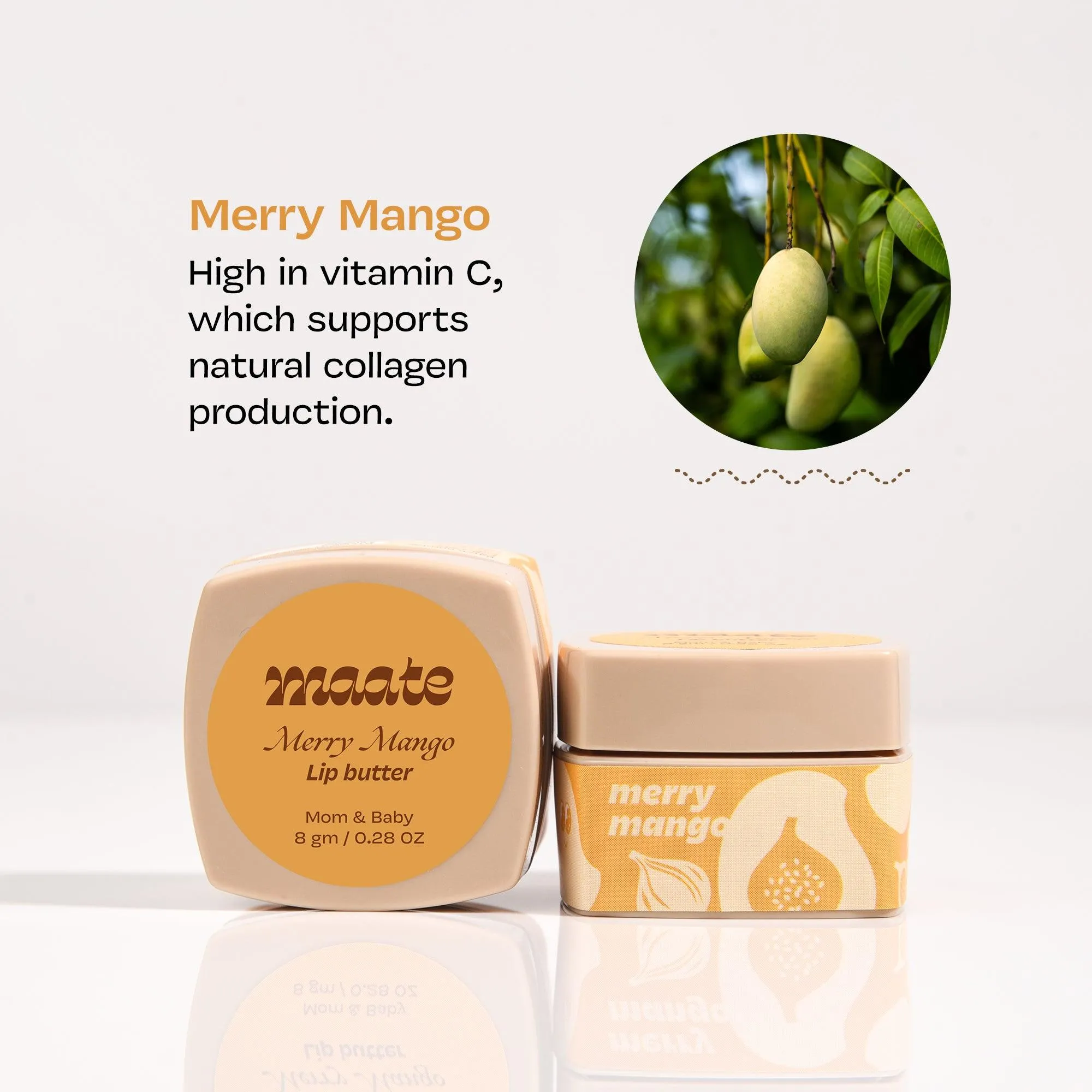 Merry Mango Lip Butter 100% Natural | FDA Approved