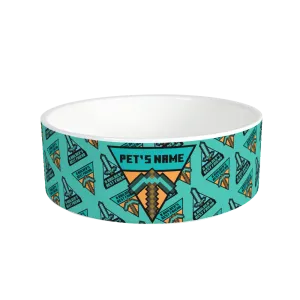 Minecraft A Builders Best Friend Personalized Pet Bowl