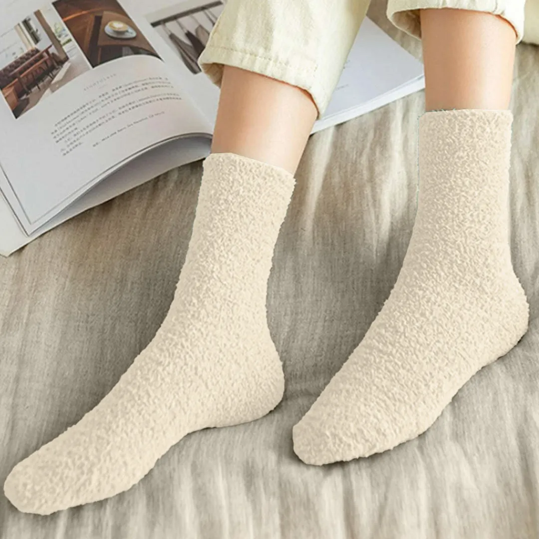 OCW Fuzzy Wool Socks Warm Winter Unisex Stockings