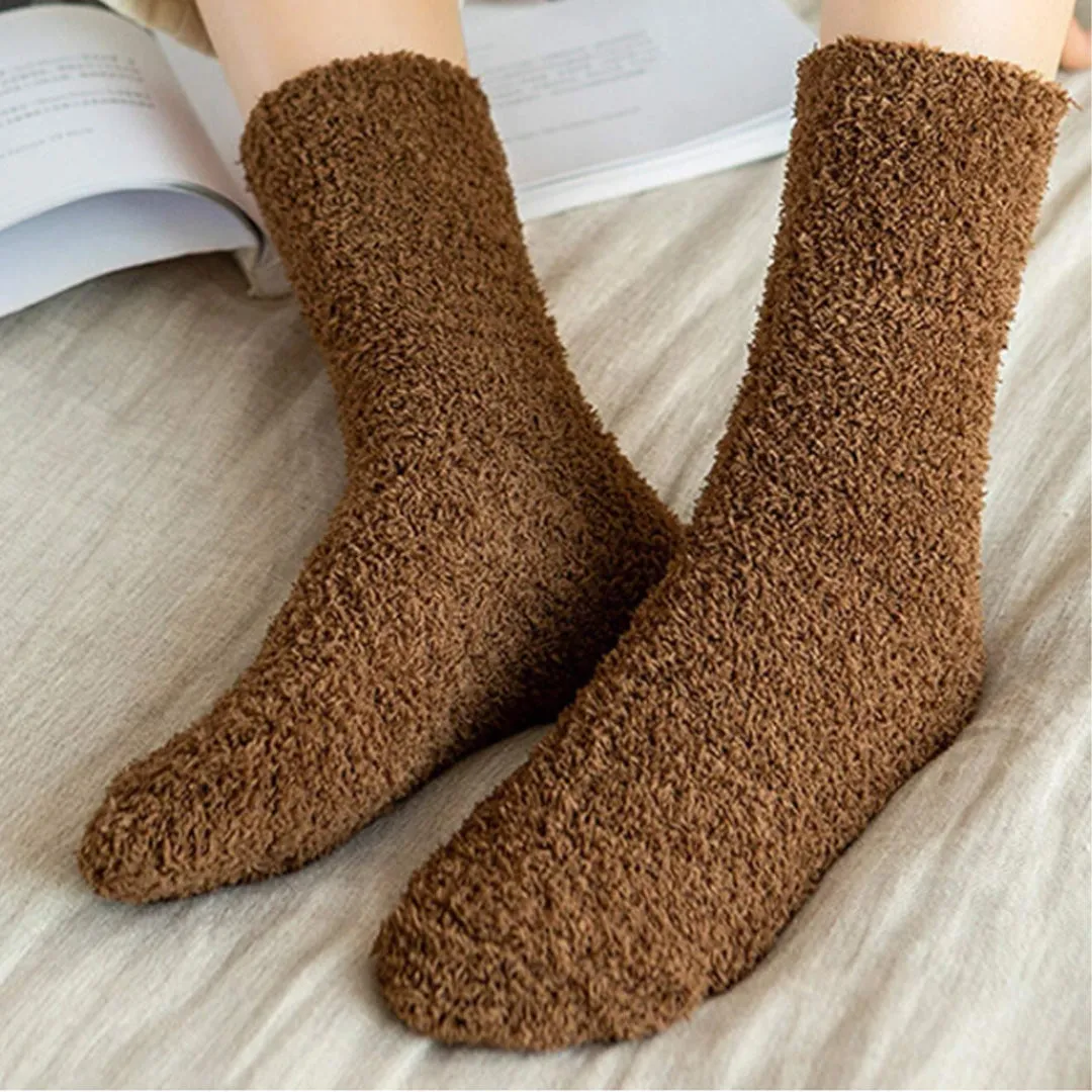 OCW Fuzzy Wool Socks Warm Winter Unisex Stockings