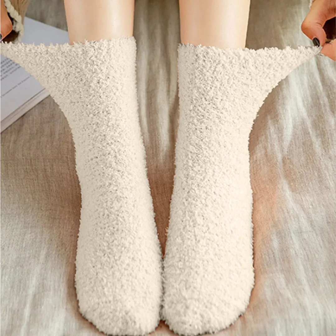 OCW Fuzzy Wool Socks Warm Winter Unisex Stockings