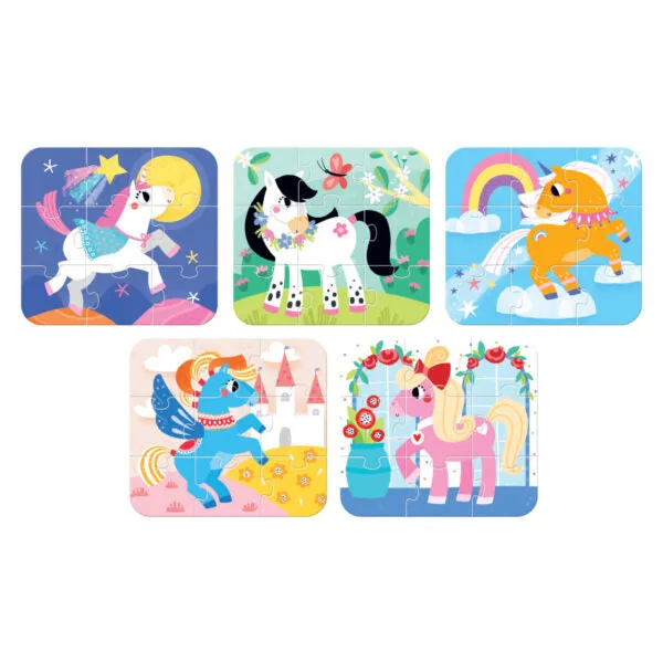 On-the-Go Puzzles Ponies