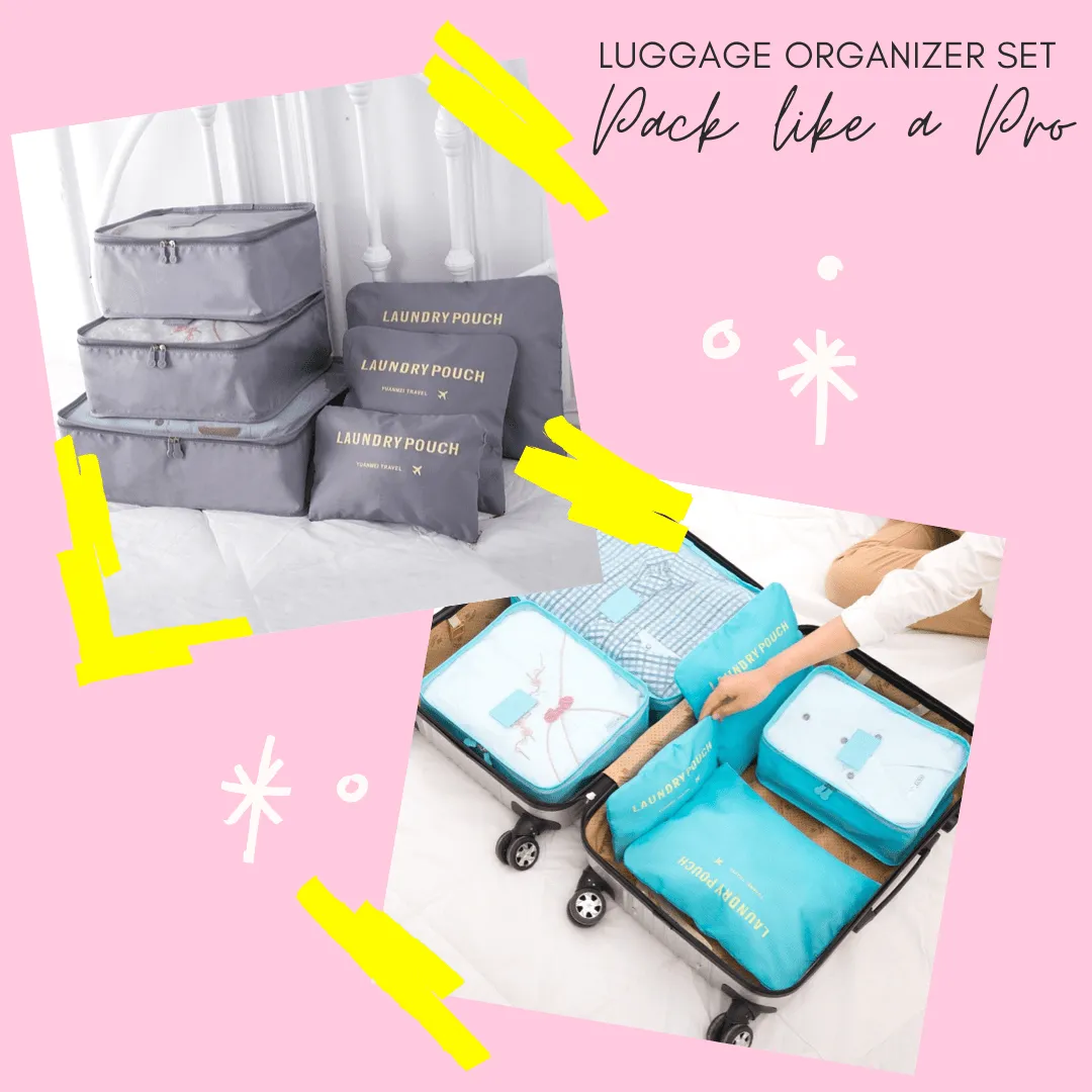 On-the-Go Travel Buddy - Bag Organizer (6 pcs set)