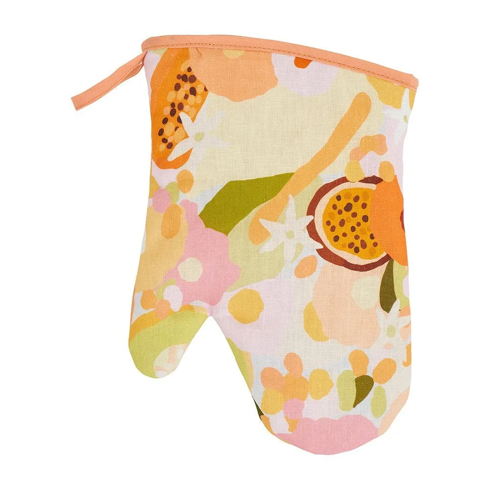 Oven Mitt - Single - Linen - Tutti Fruitti