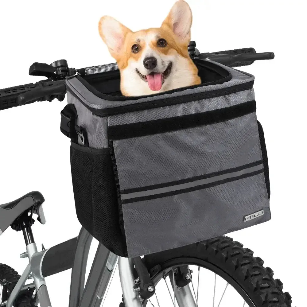 Pet Bicycle Basket - Safe & Spacious Ride