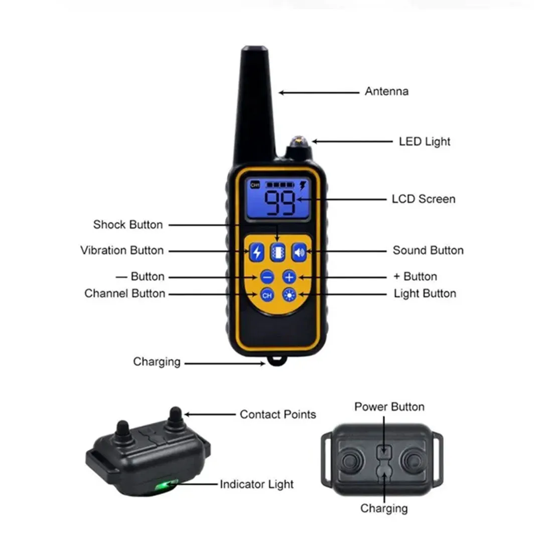 PetAffairs 800m Range Remote Dog Training Collar