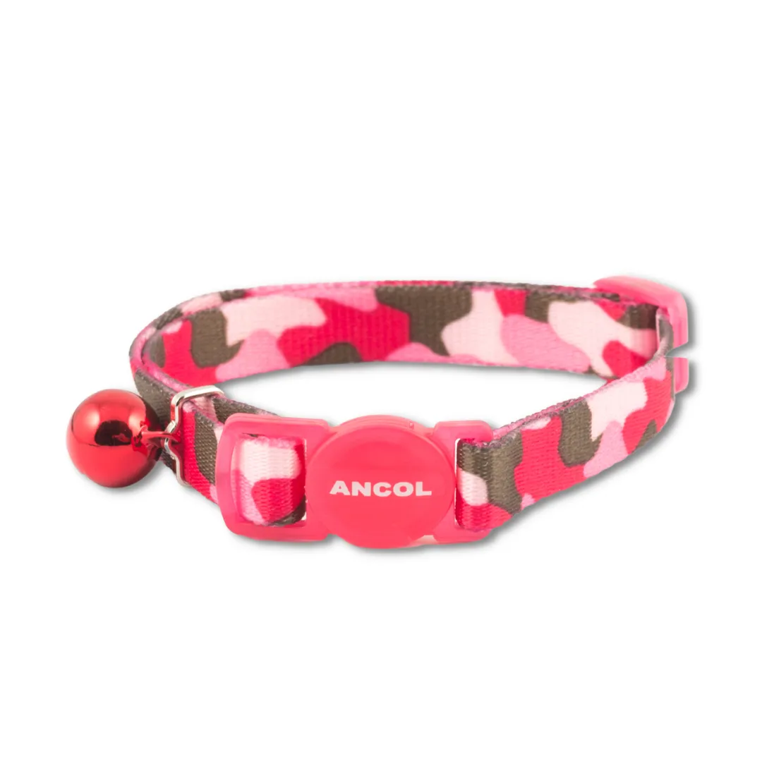 Pink Camo Safety Cat Collar