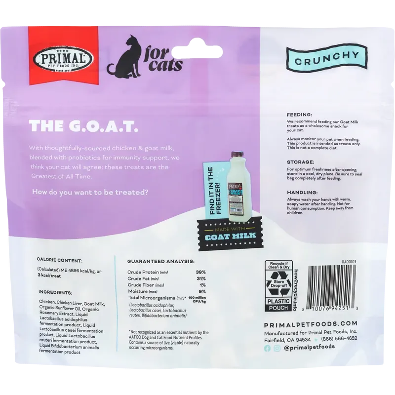 Primal Pet Foods The Goat Chicken Cat Food