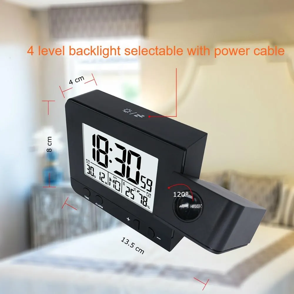 Projector Alarm Clock <br></br> Easy Travel