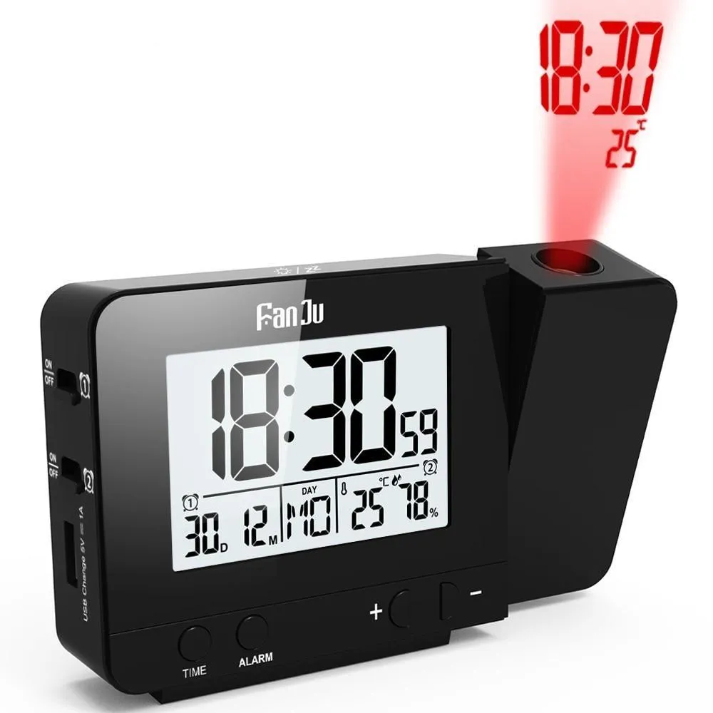 Projector Alarm Clock <br></br> Easy Travel